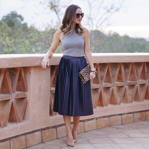 Contemporary Pleated Skirt